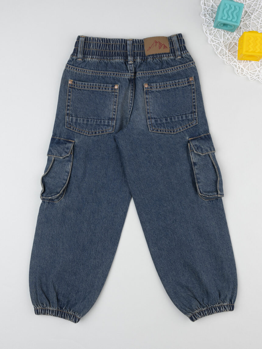 παιδικό τζιν παντελόνι cargo mountain για αγόρι - Prénatal