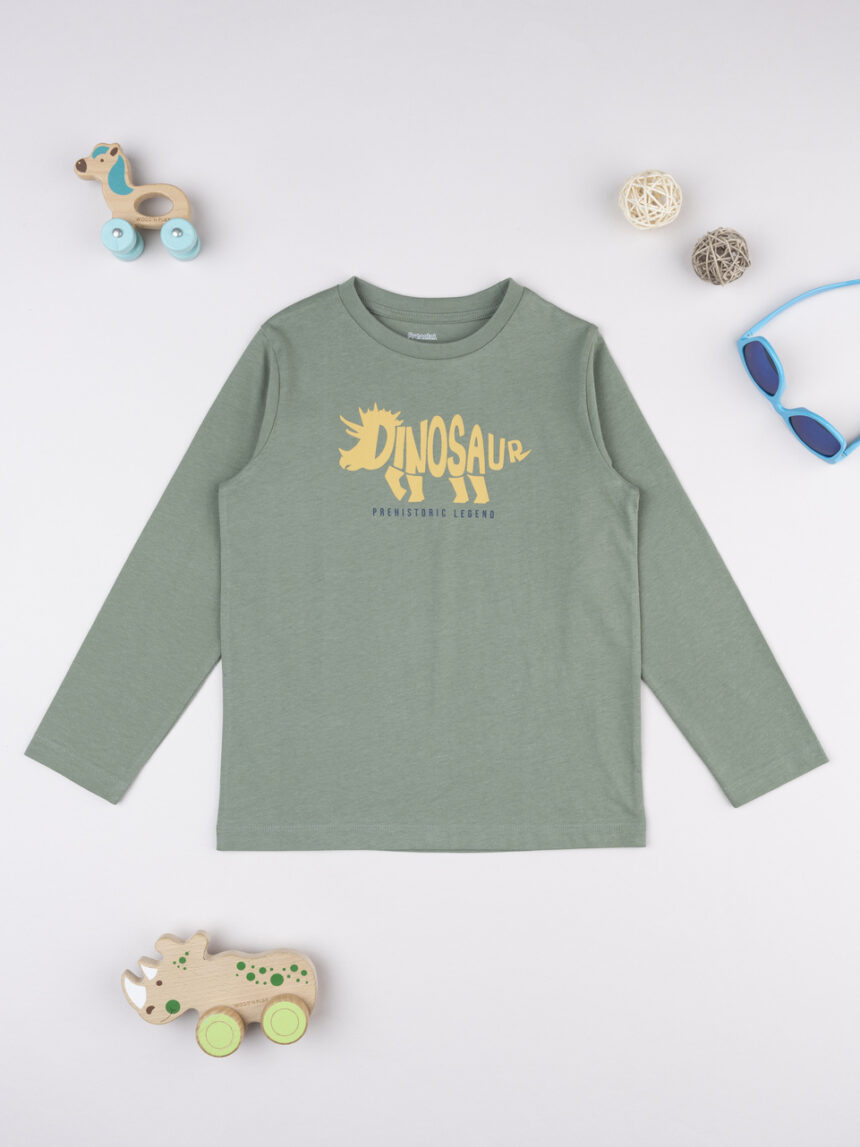 παιδική μπλούζα λαδί dinosaur για αγόρι - Prénatal
