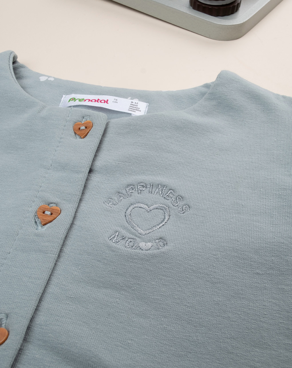 βρεφική ζακέτα πράσινη happiness mood για κορίτσι - Prénatal