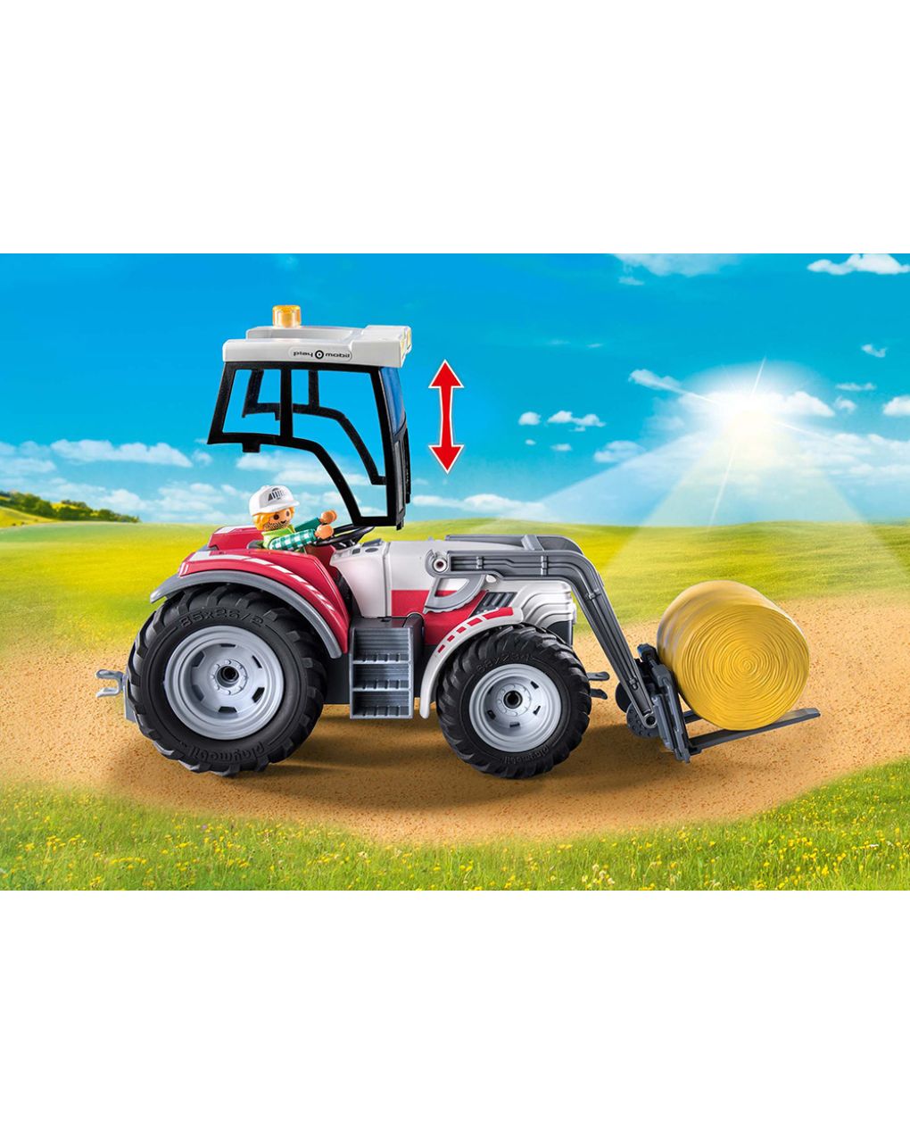 Playmobil country ηλεκτρικό τρακτέρ 71305 - Playmobil Country