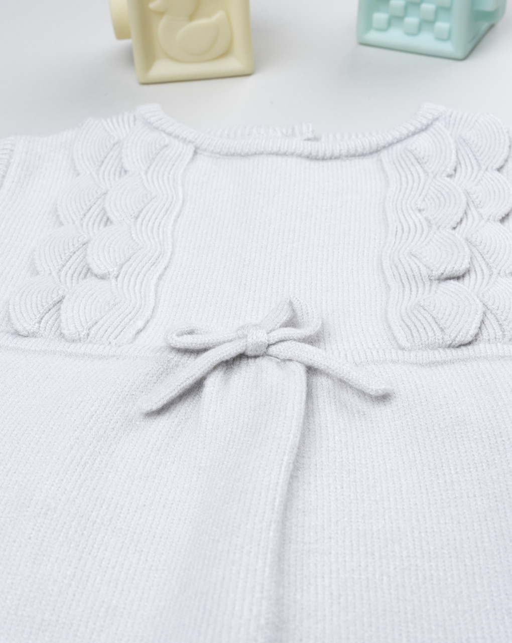 βρεφικό γιλέκο πλεκτό μπεζ για κορίτσι - Prénatal