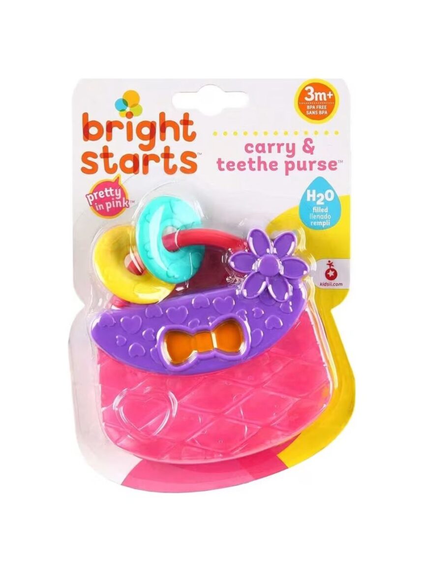 Bright starts carry & teethe purse μασητικό παιχνίδι οδοντοφυΐας 9063 - Bright Starts