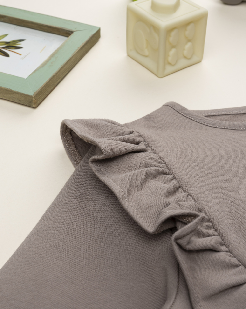 παιδική μπλούζα φούτερ καφέ minnie για κορίτσι - Prénatal