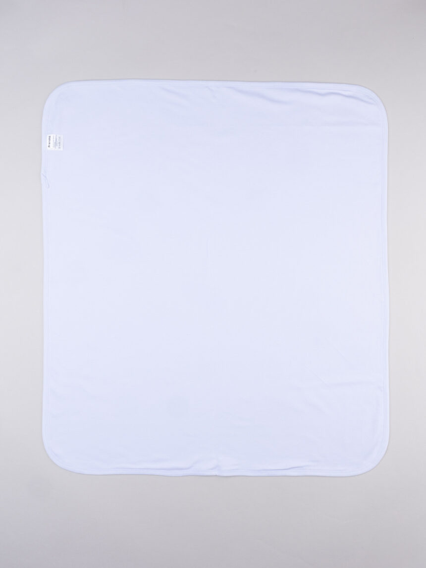 βρεφική κουβέρτα λευκή με λουλούδια για κορίτσι - Prénatal