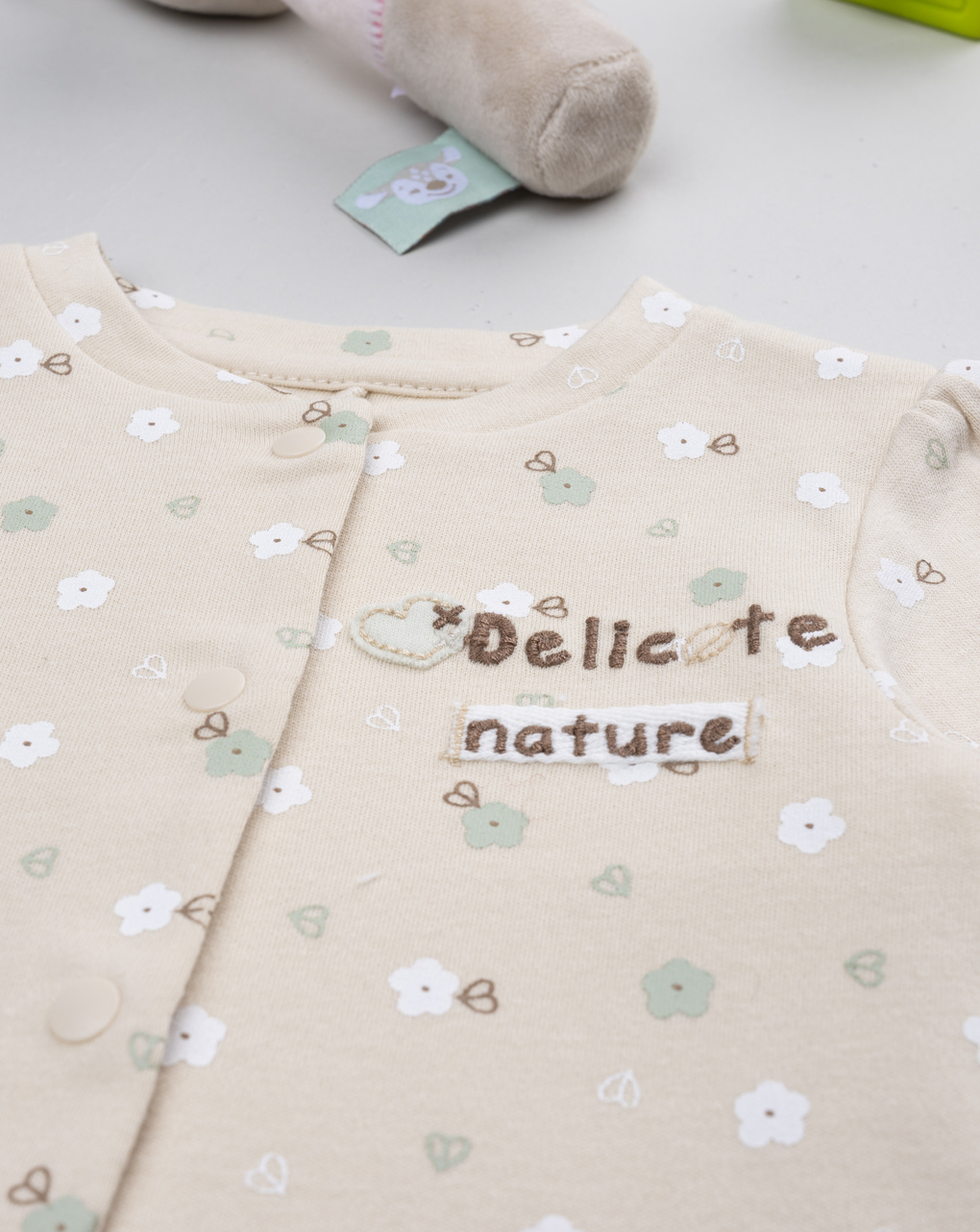 βρεφικό φορμάκι μπεζ nature για κορίτσι - Prénatal