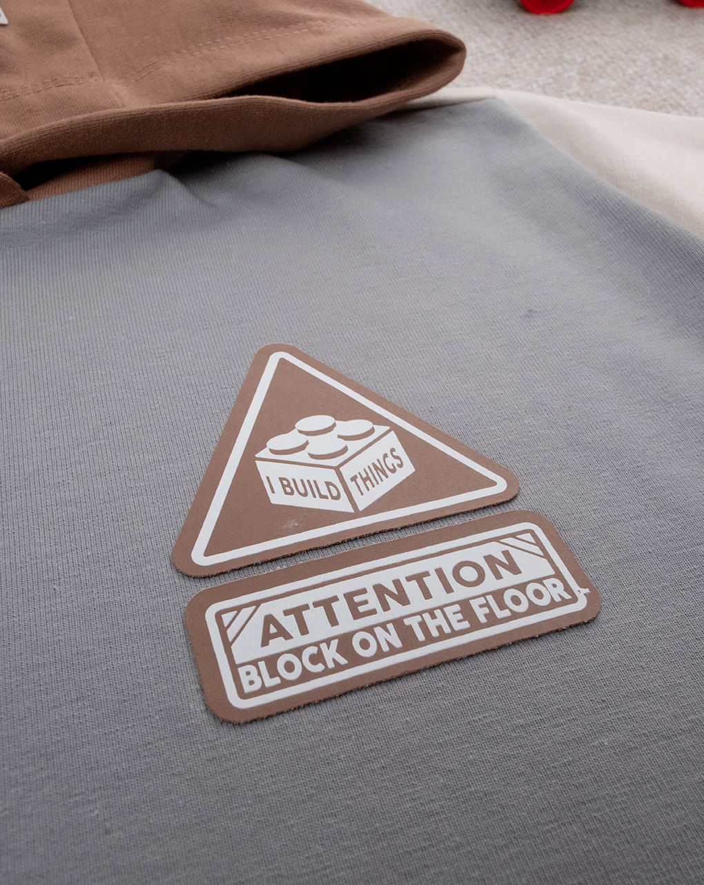 παιδική μπλούζα φούτερ γκρι build για αγόρι - Prénatal