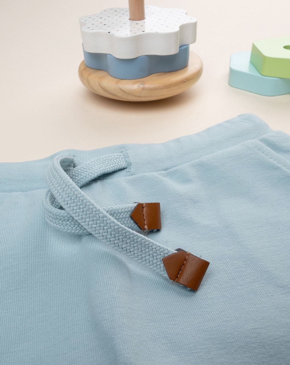 βρεφικό παντελόνι φόρμας βεραμάν με αρκουδάκι για αγόρι - Prénatal