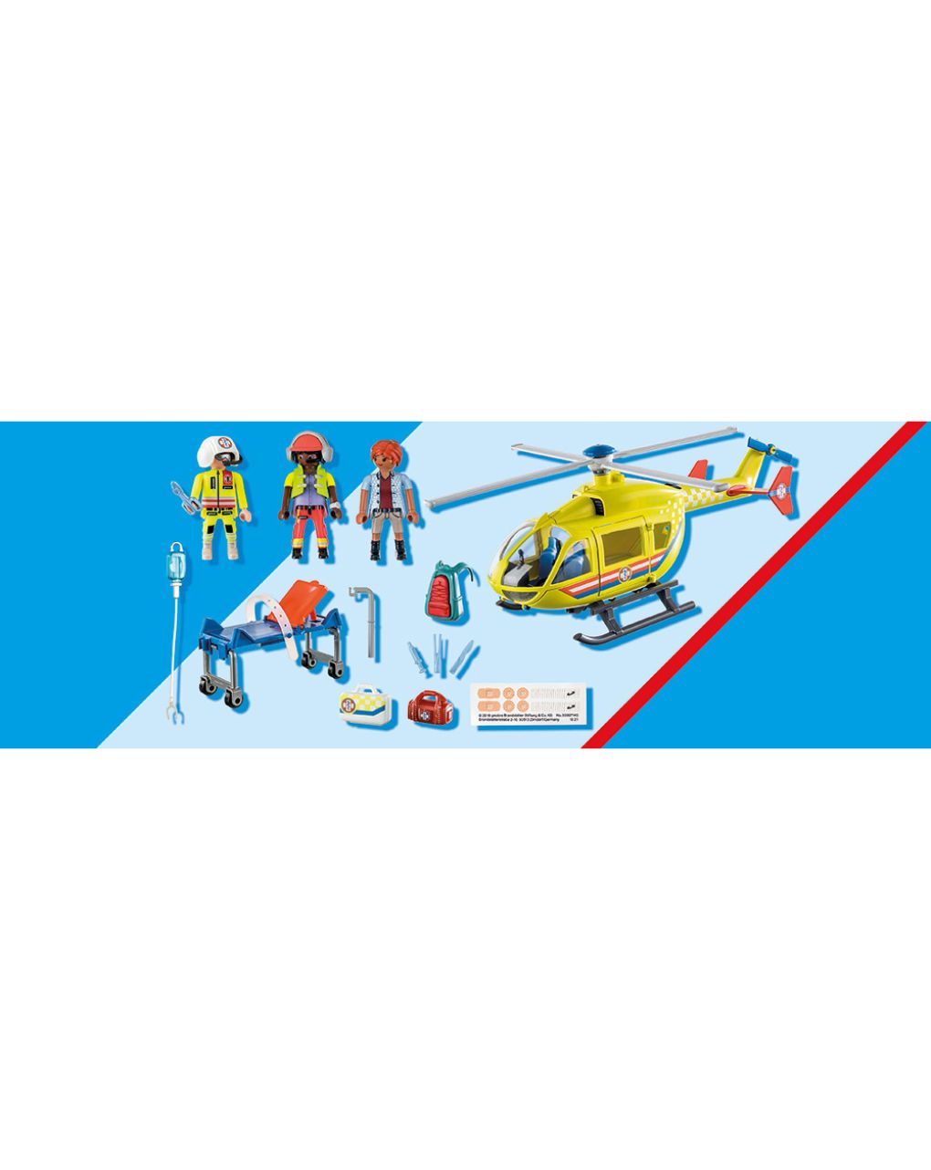 Playmobil city life ελικόπτερο πρώτων βοηθειών 71203 - Playmobil, Playmobil City Life