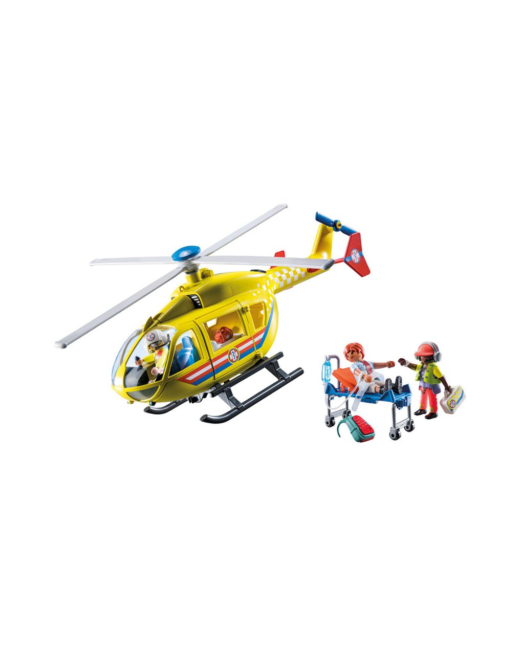 Playmobil city life ελικόπτερο πρώτων βοηθειών 71203 - Playmobil, Playmobil City Life