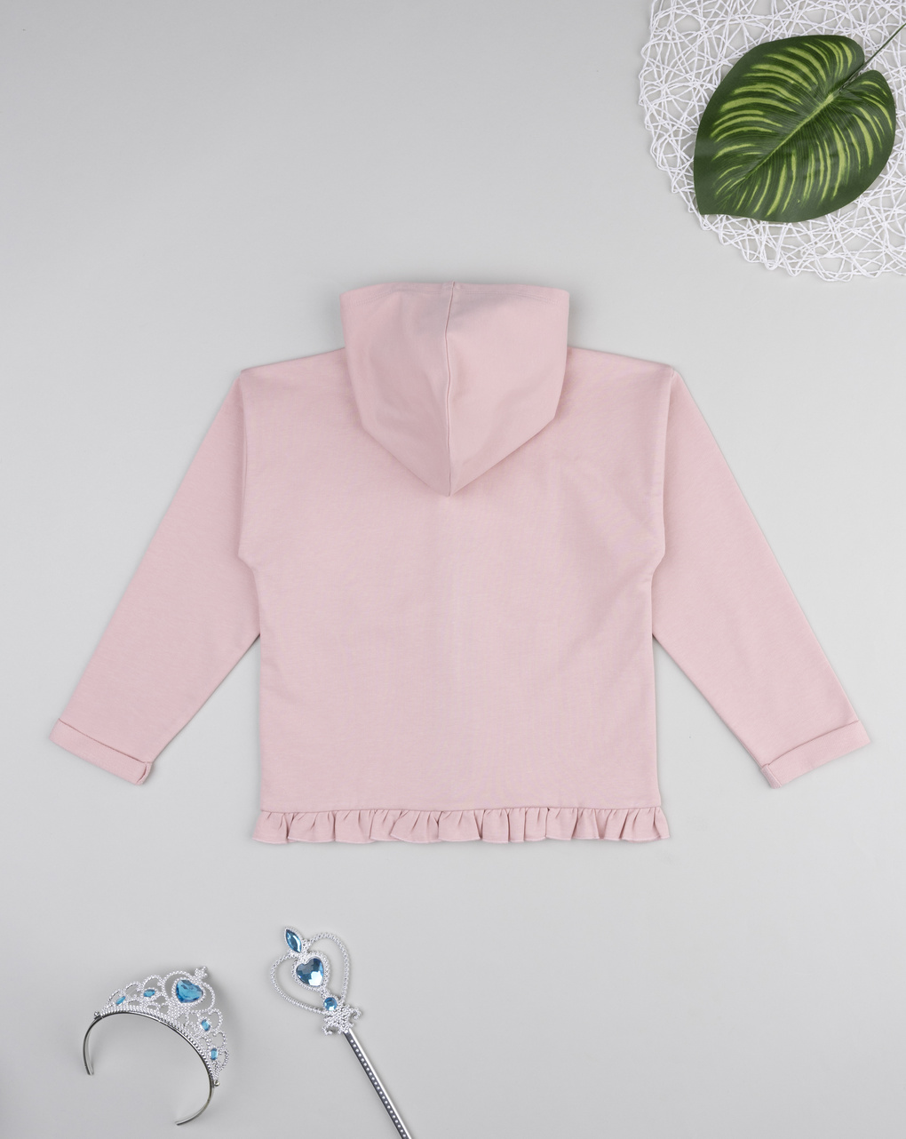 παιδική ζακέτα φούτερ ροζ με μονόκερο για κορίτσι - Prénatal