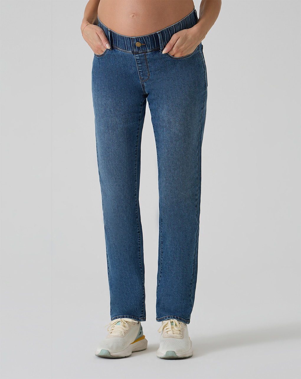 γυναικείο τζιν παντελόνι εγκυμοσύνης μπλε - Prénatal