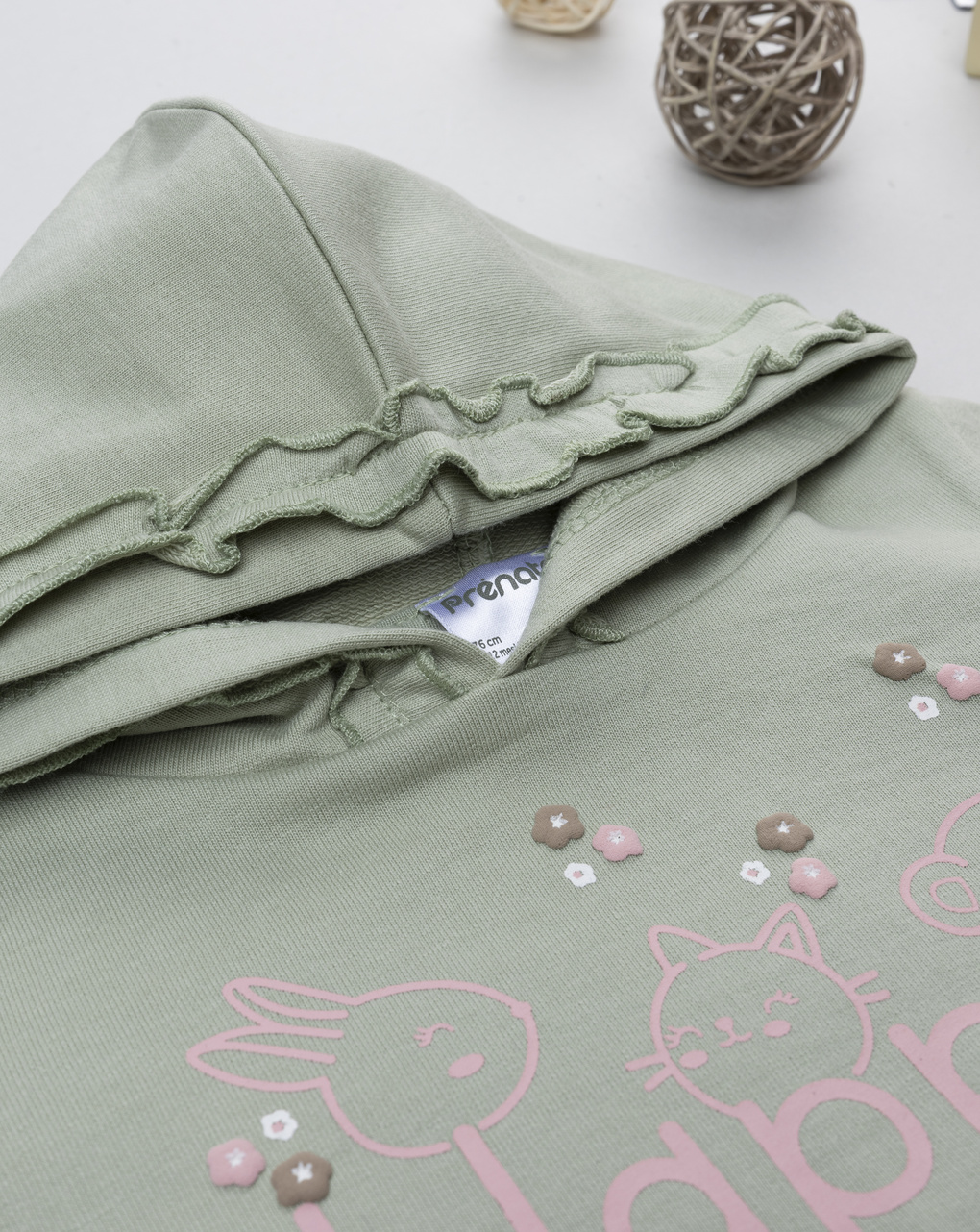 βρεφικό σετ φούτερ και φόρμα happy forever για κορίτσι - Prénatal