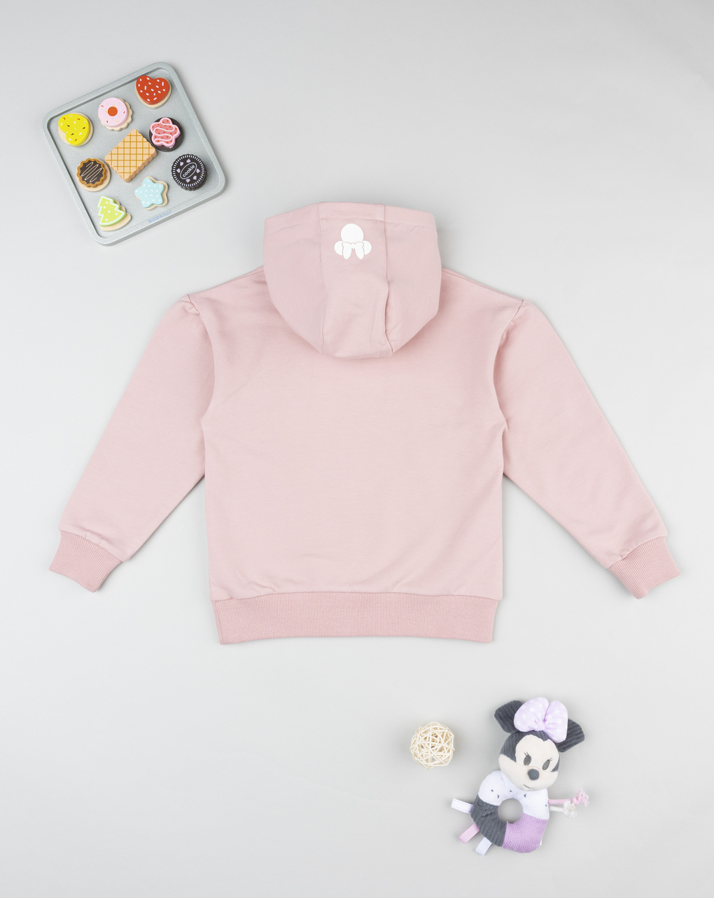 παιδική μπλούζα φούτερ ροζ minnie για κορίτσι - Prénatal