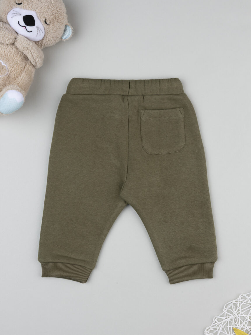 βρεφικό παντελόνι φόρμας χακί good player για αγόρι - Prénatal