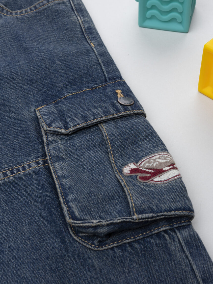 παιδικό τζιν παντελόνι cargo mountain για αγόρι - Prénatal