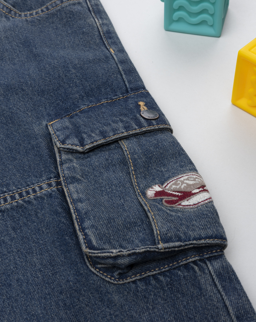 παιδικό τζιν παντελόνι cargo mountain για αγόρι - Prénatal