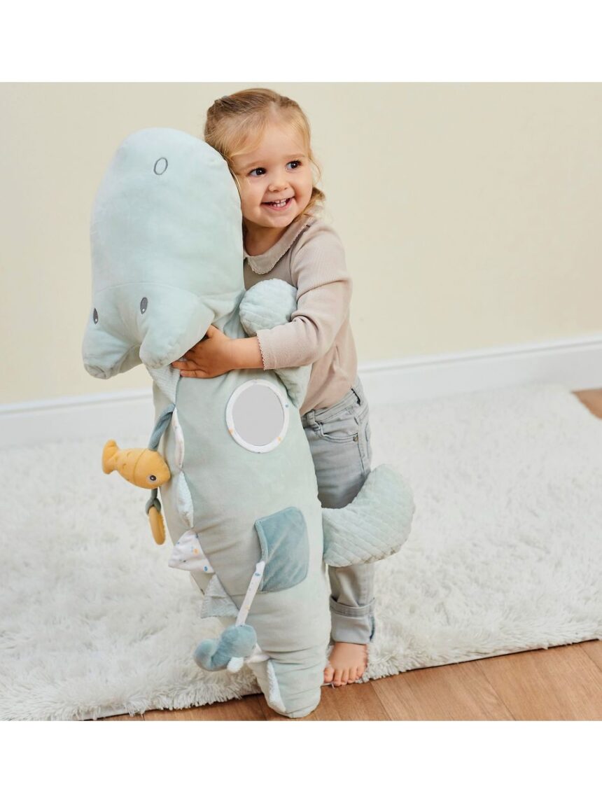 Nattou λούτρινο δραστηριοτήτων κροκόδειλος romeo jules & sally 90x25cm mint - Nattou