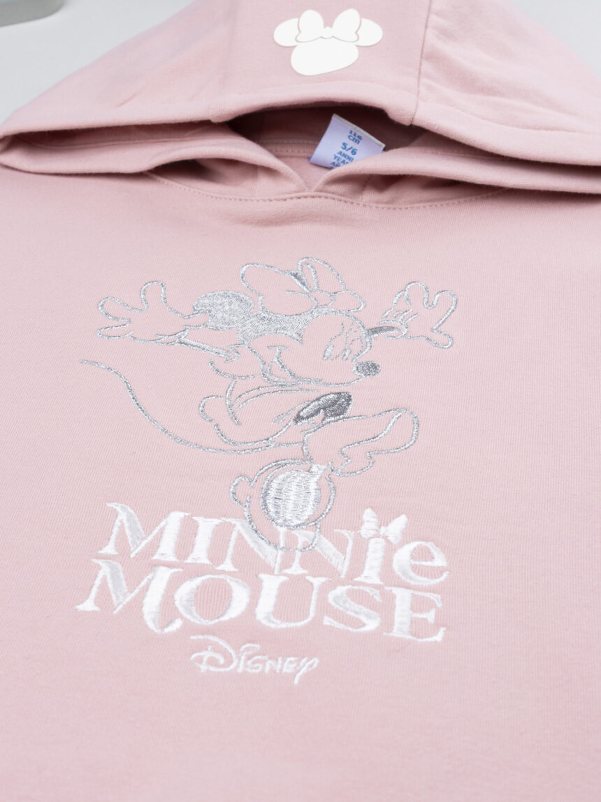 παιδική μπλούζα φούτερ ροζ minnie για κορίτσι - Prénatal