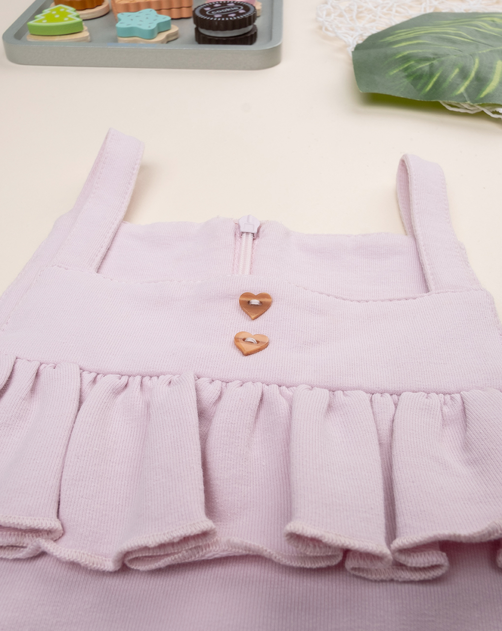 βρεφική σαλοπέτα ροζ happiness mood για κορίτσι - Prénatal