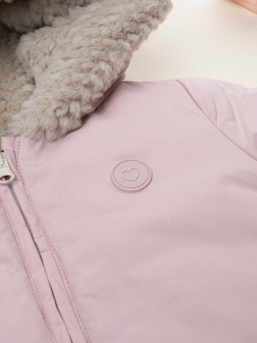 βρεφικό μπουφάν ροζ για κορίτσι - Prénatal