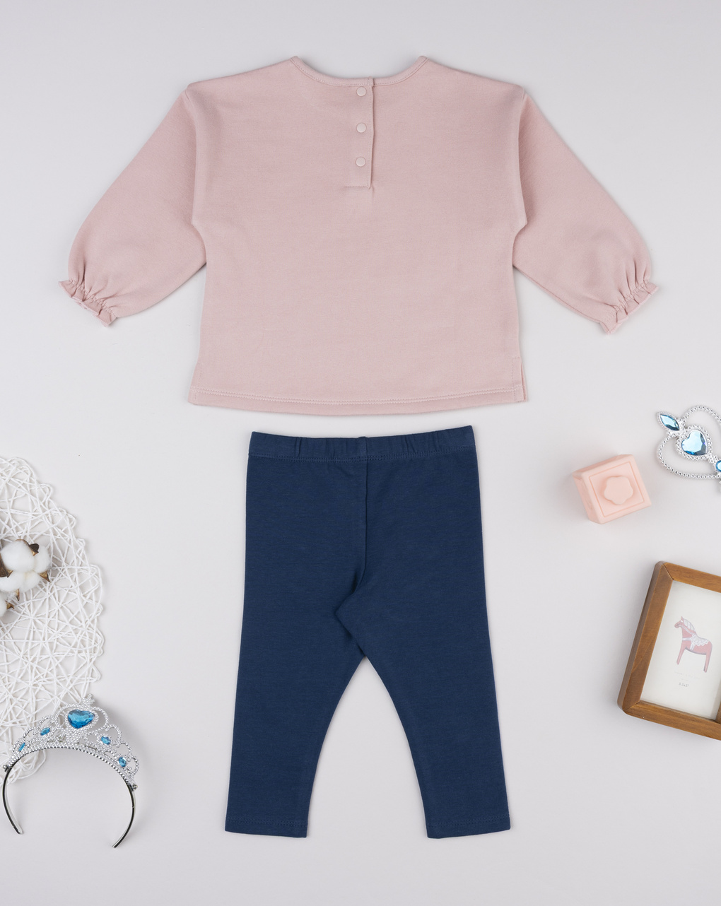 βρεφικό σετ μπλούζα φούτερ και κολάν unicorn για κορίτσι - Prénatal