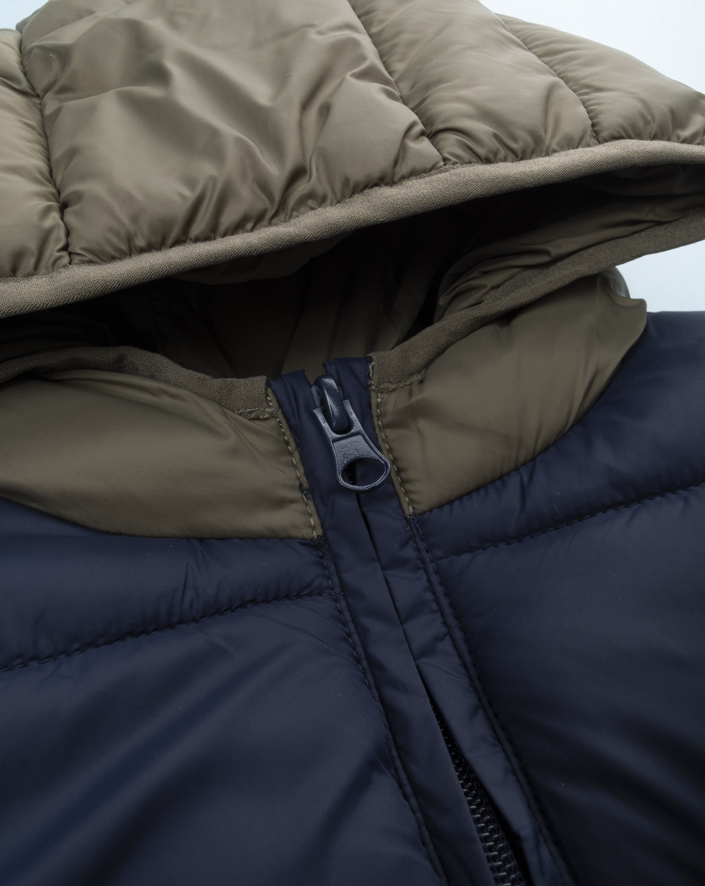 παιδικό αμάνικο μπουφάν puffer μπλε dino για αγόρι - Prénatal