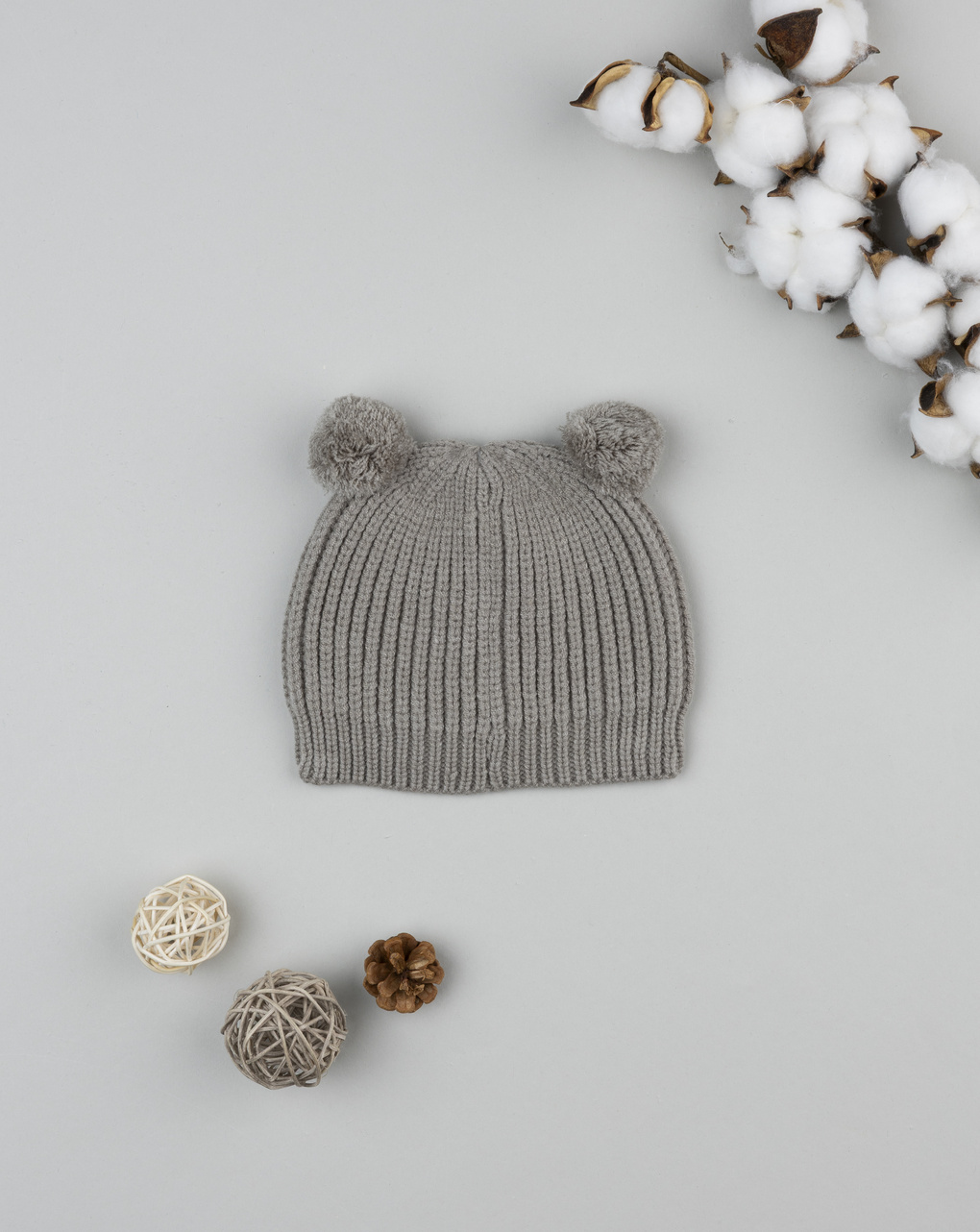 βρεφικό σκουφάκι λαδί για αγόρι - Prénatal