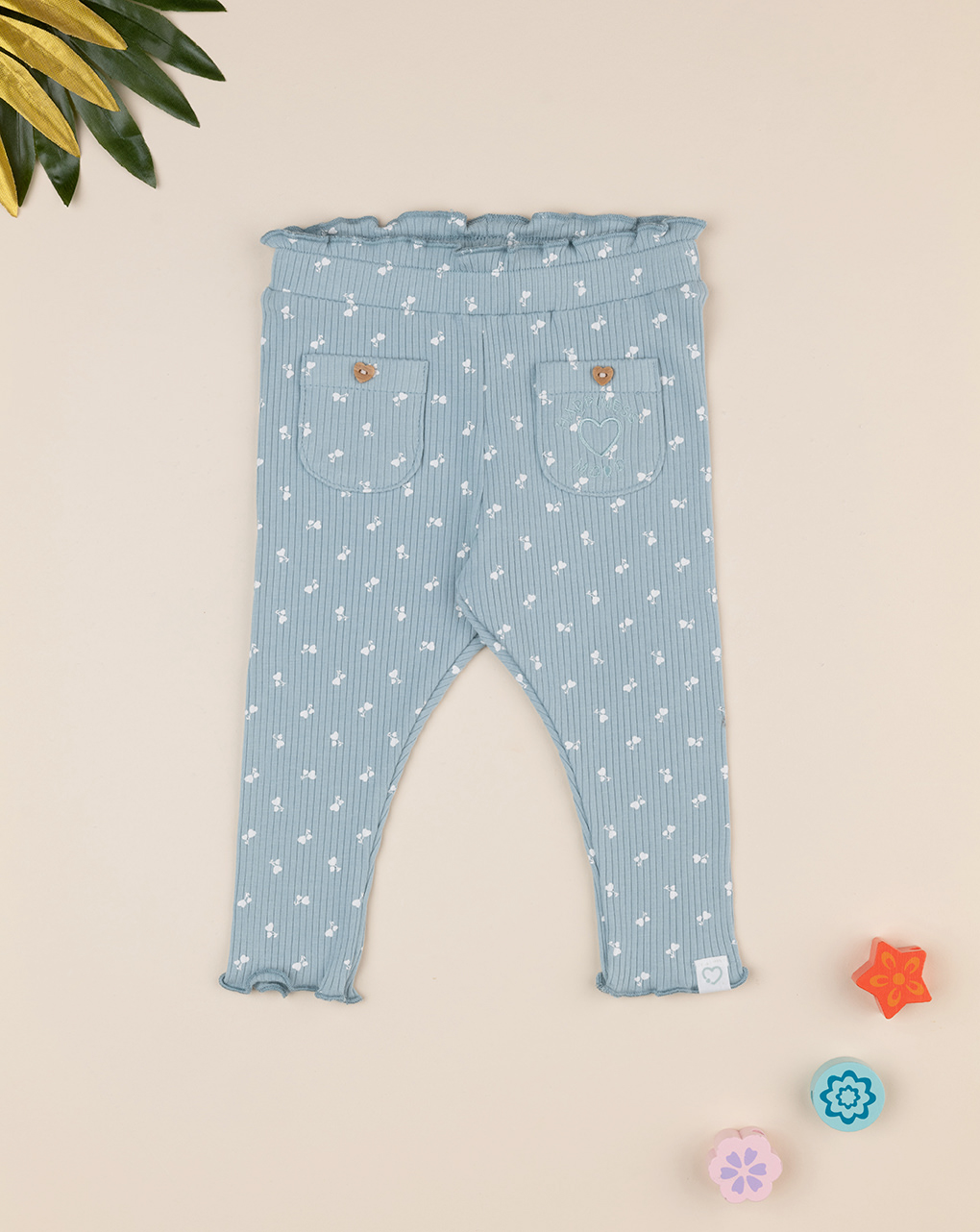 βρεφικό κολάν βεραμάν ριμπ φλοράλ για κορίτσι - Prénatal