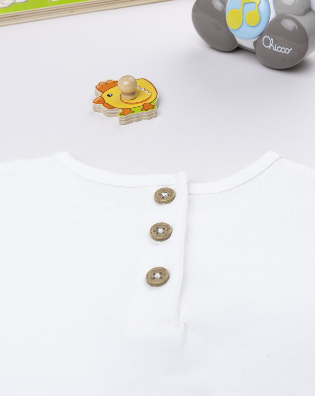 βρεφική μπλούζα λευκή με αλεπού για κορίτσι - Prénatal