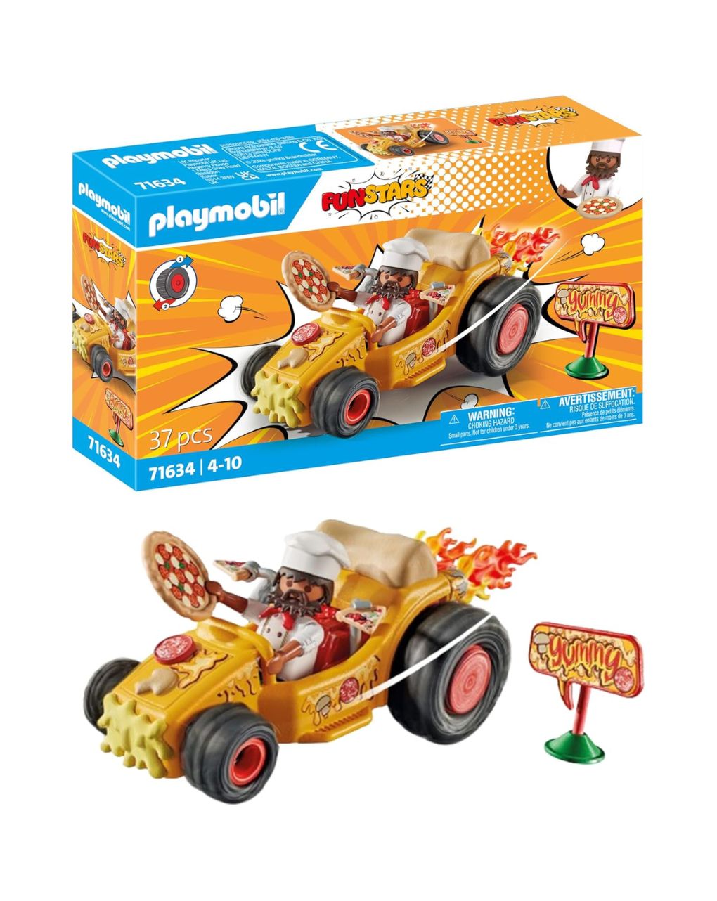 Playmobil funstars τρελός πιτσαδόρος 71634 - Playmobil