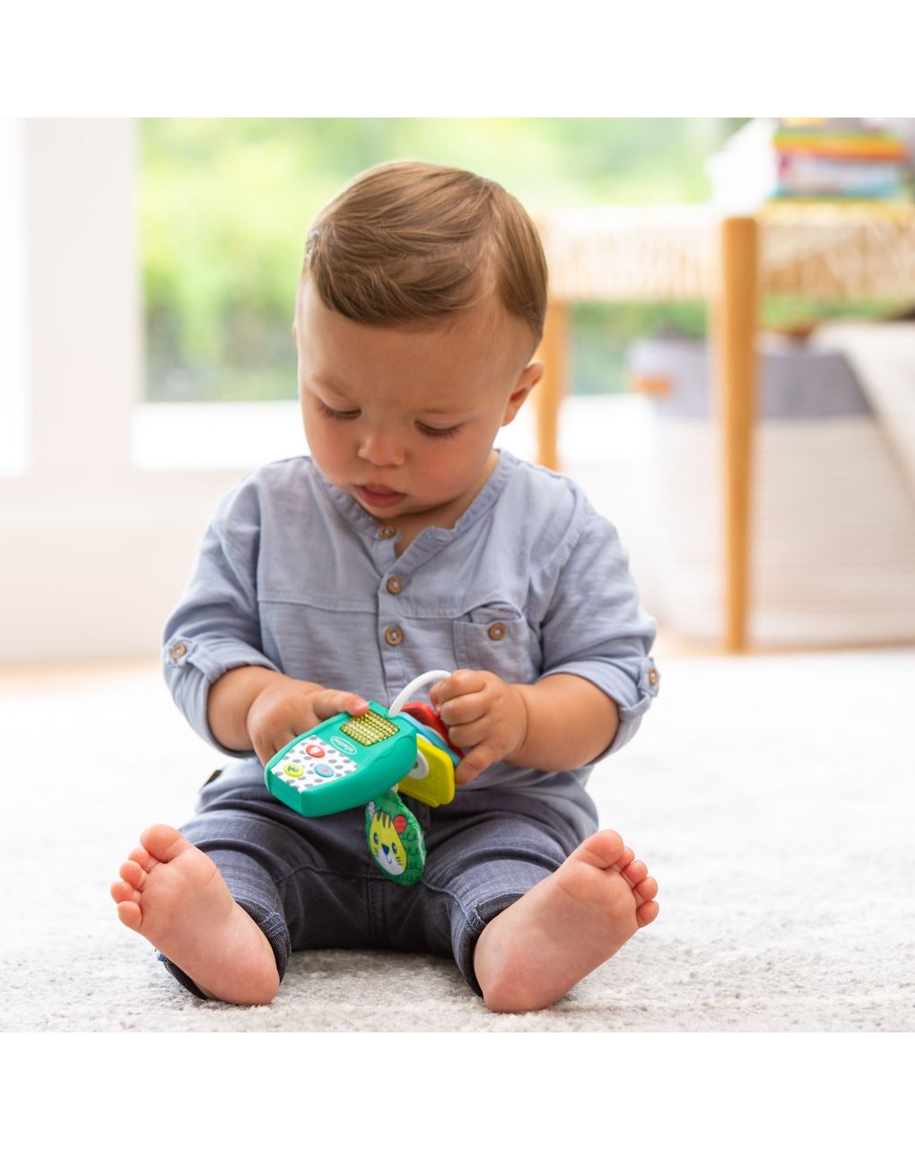 Infantino παιχνίδι δραστηριοτήτων lights & music busy key set b-312033-01 - INFANTINO