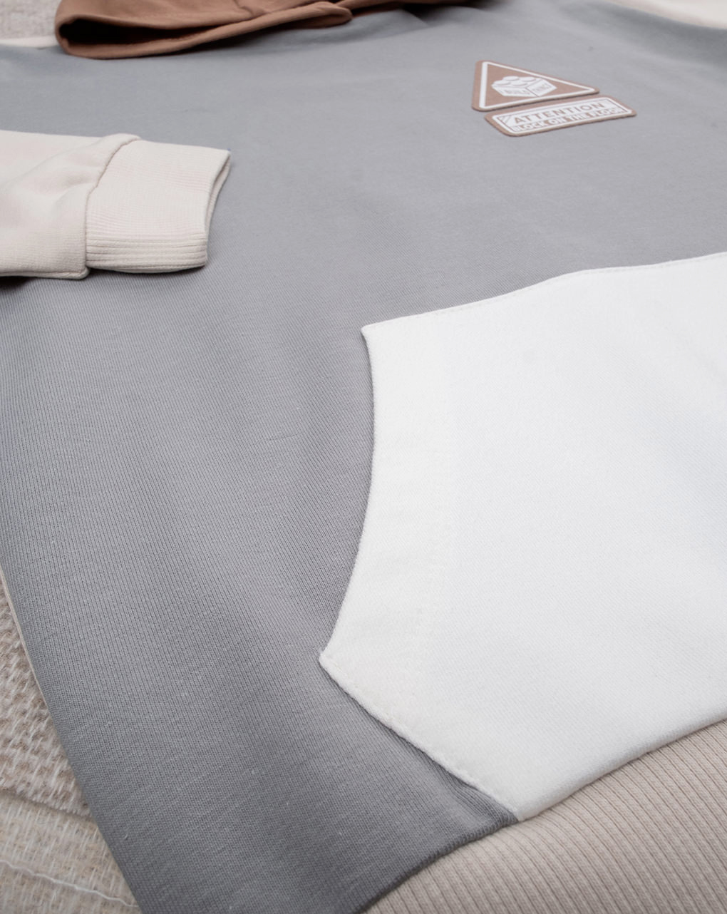 παιδική μπλούζα φούτερ γκρι build για αγόρι - Prénatal