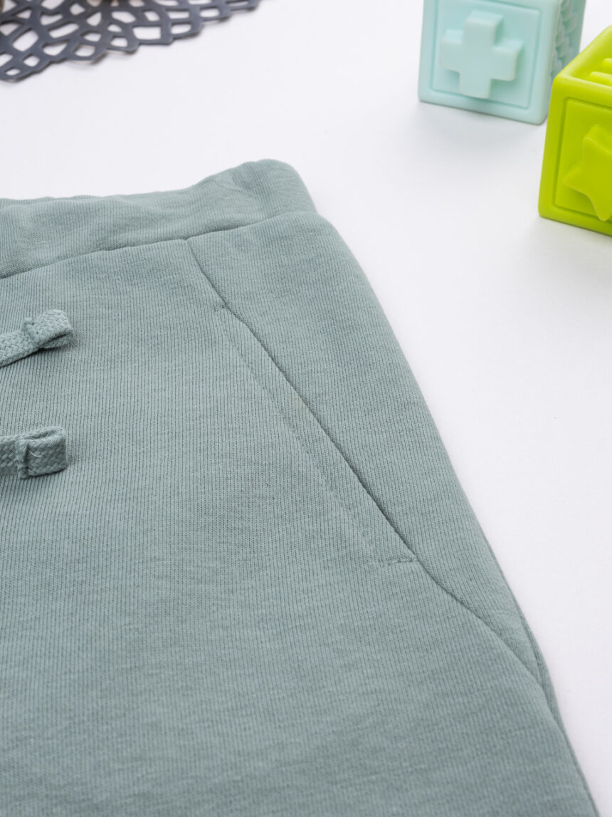 παιδικό παντελόνι φόρμας λαδί για αγόρι - Prénatal