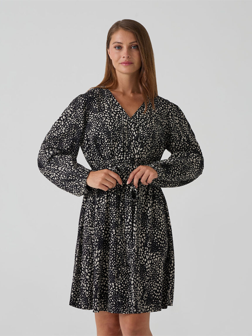 γυναικείο φόρεμα εγκυμοσύνης/θηλασμού animal print - Prénatal