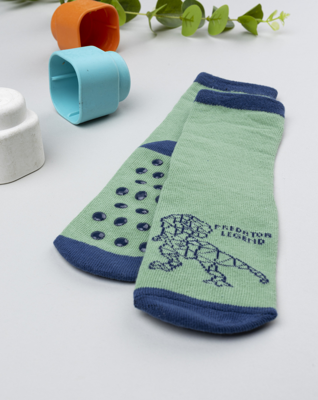 παιδικές αντιολισθητικές κάλτσες t-rex για αγόρι - Prénatal