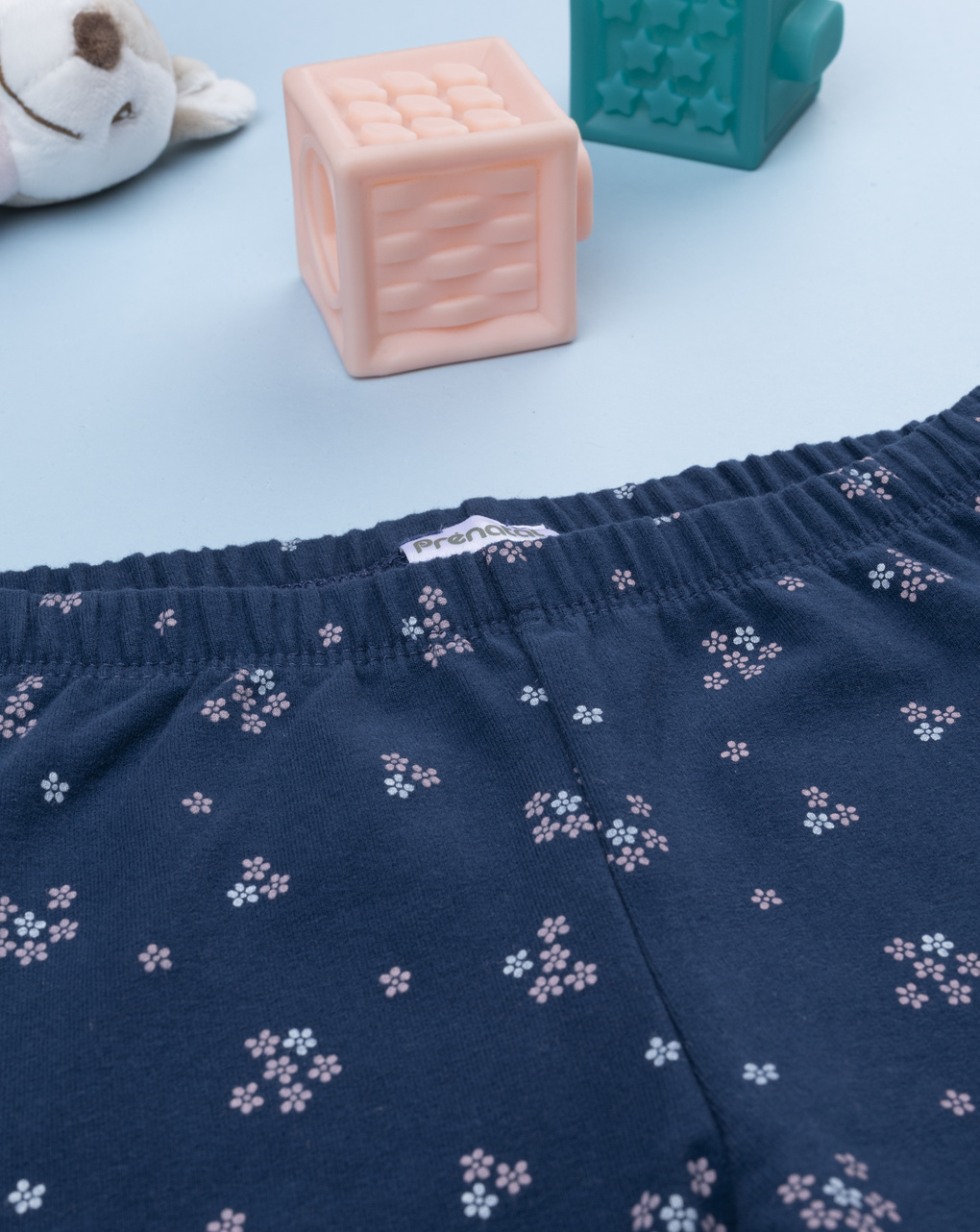 παιδικό κολάν μπλε φλοράλ για κορίτσι - Prénatal