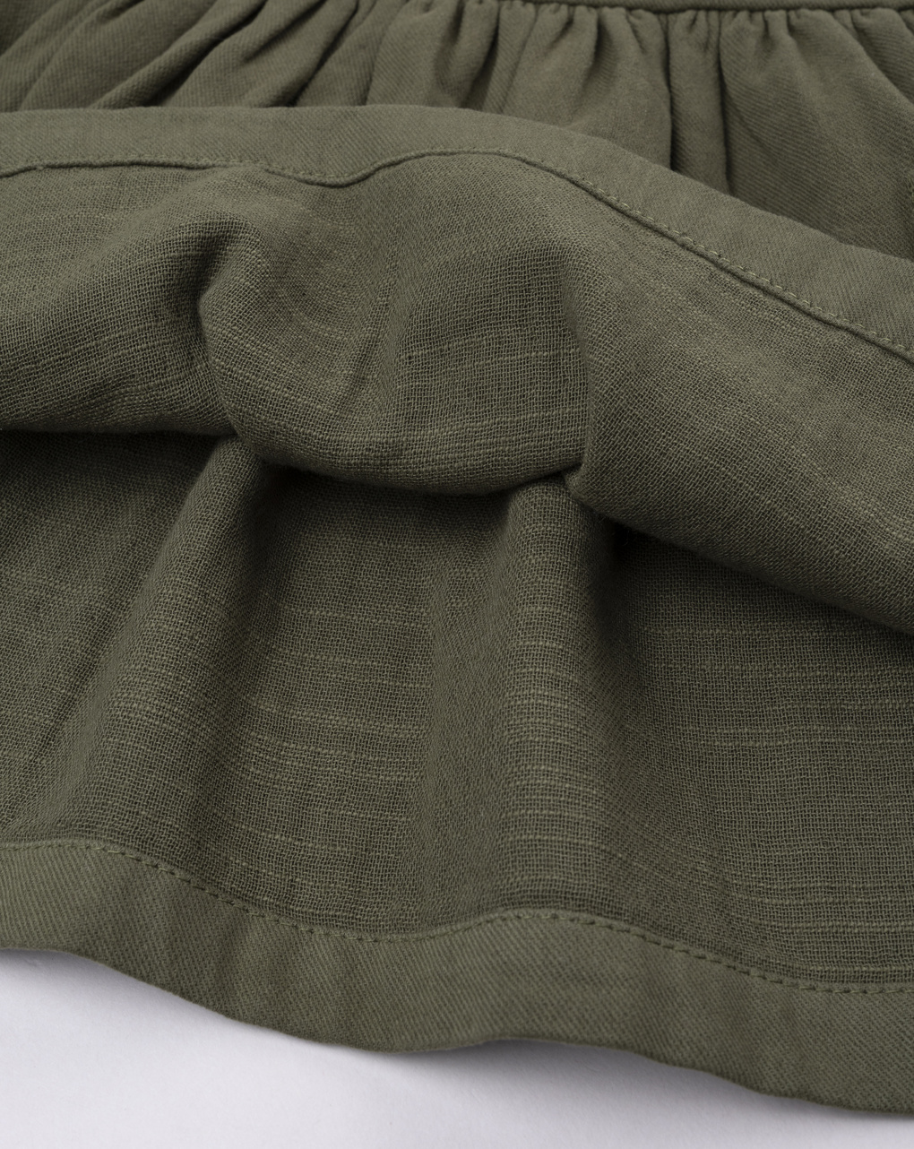 βρεφικό φόρεμα σαλοπέτα twill κυπαρισσί wood για κορίτσι - Prénatal