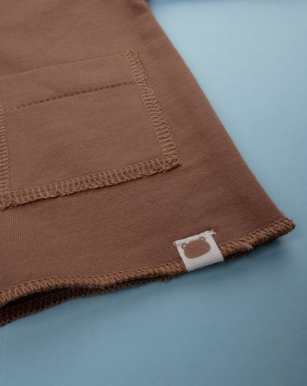 βρεφική ζακέτα καφέ με τσέπες για αγόρι - Prénatal