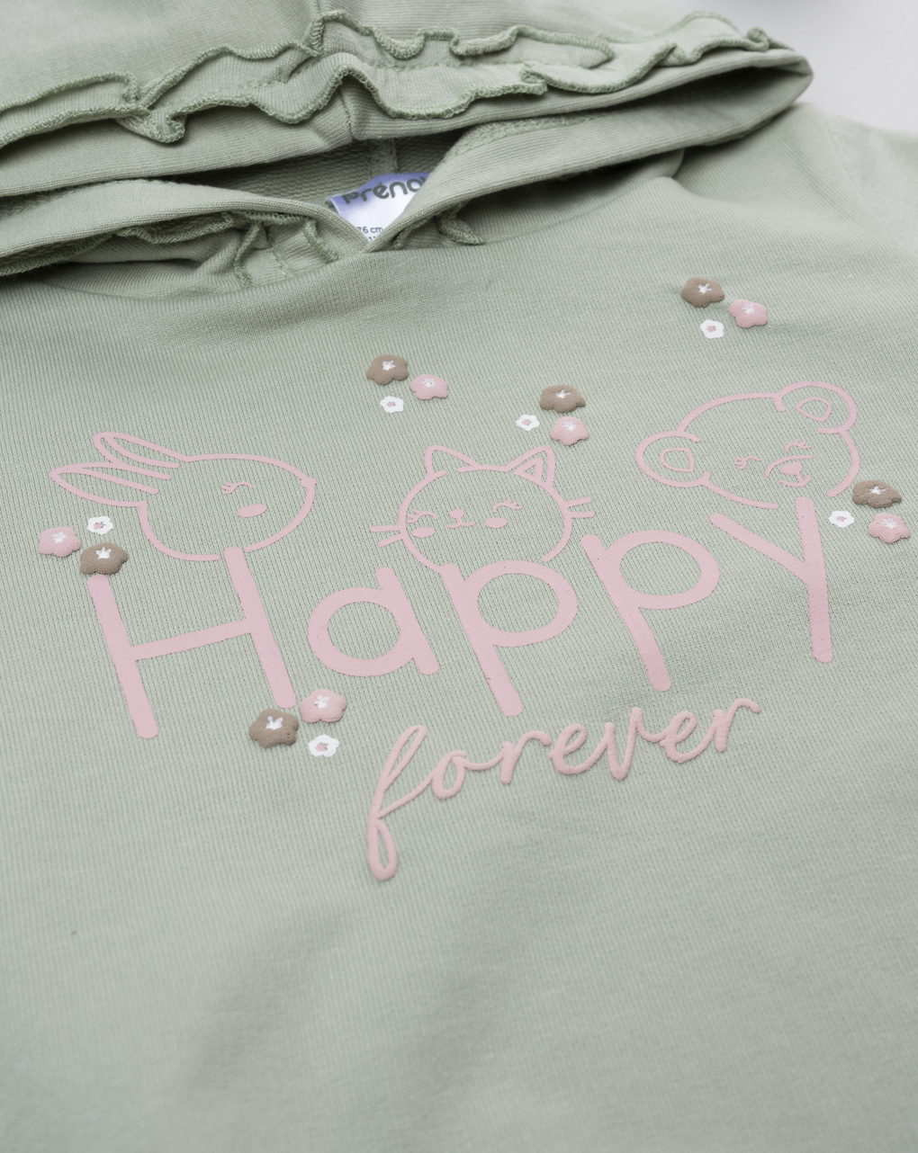 βρεφικό σετ φούτερ και φόρμα happy forever για κορίτσι - Prénatal