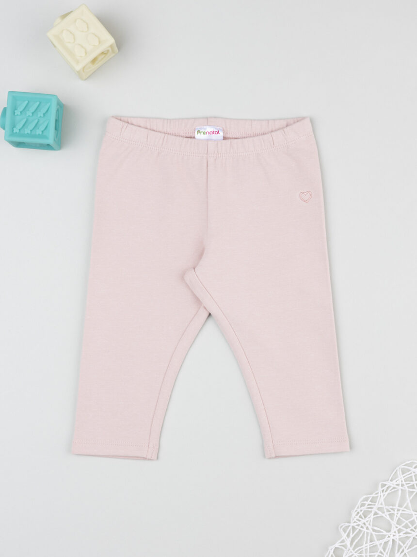 βρεφικό κολάν ροζ με καρδούλα για κορίτσι - Prénatal