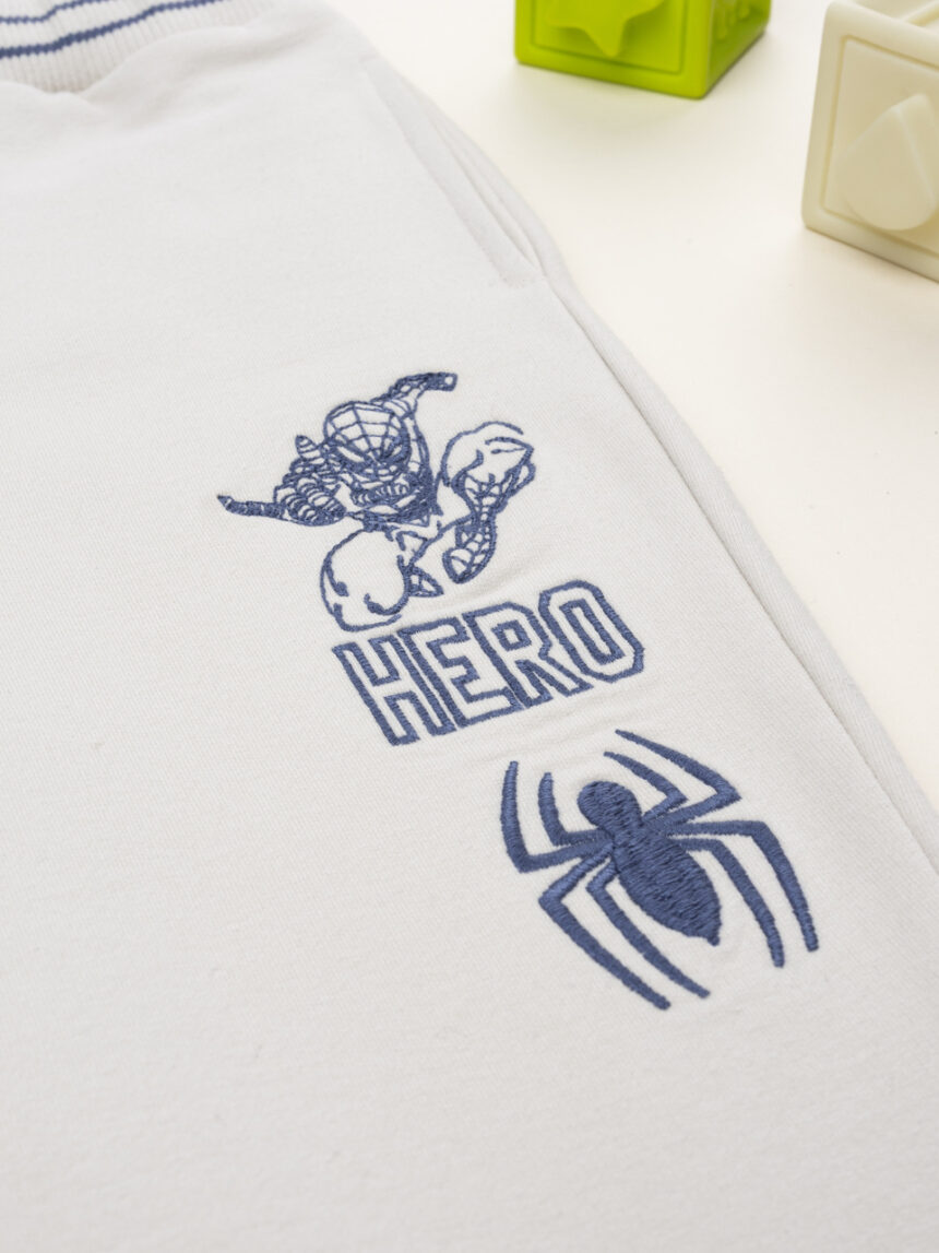 παιδικό παντελόνι φόρμας μπεζ spiderman για αγόρι - Prénatal