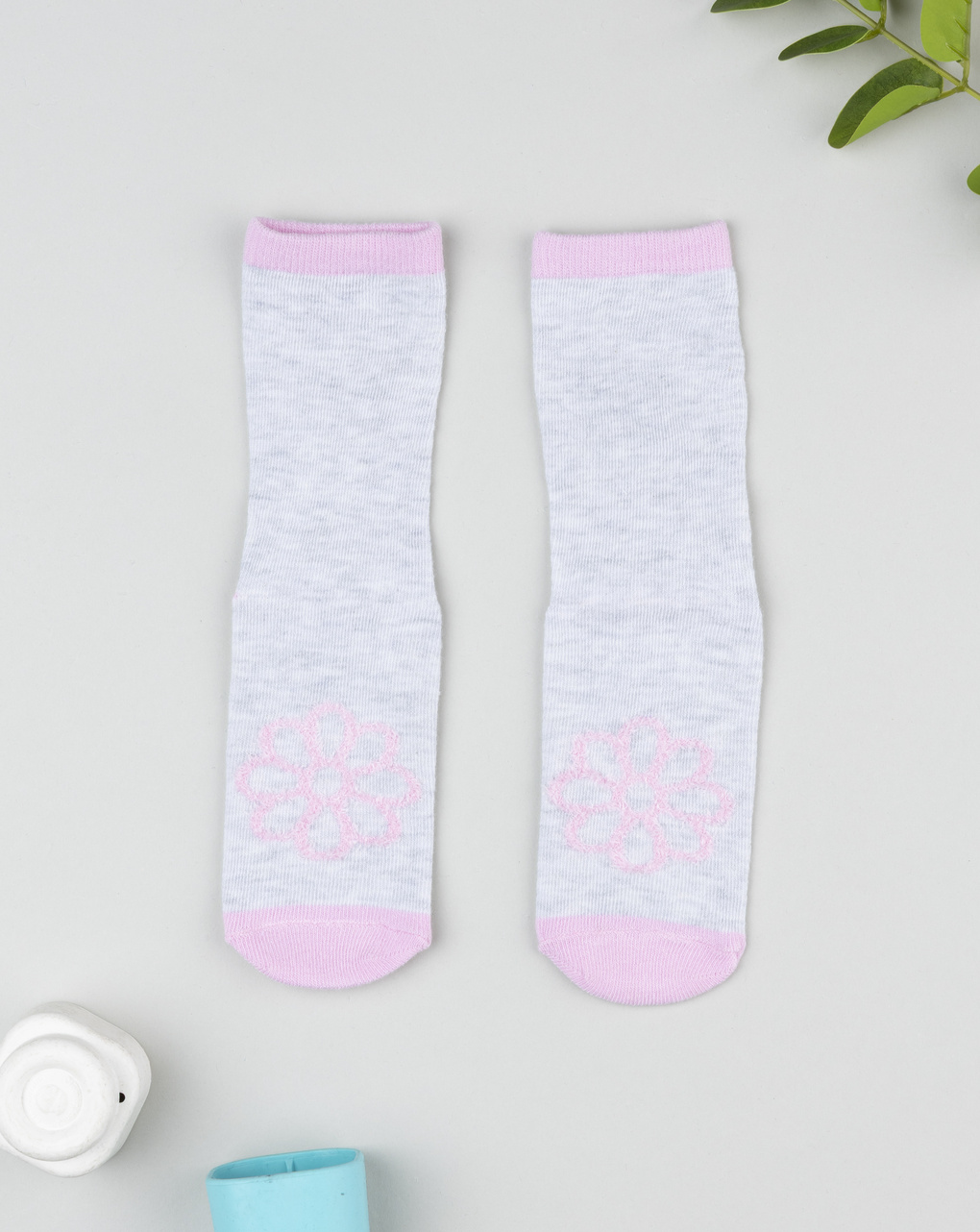 παιδικές αντιολισθητικές κάλτσες με μαργαρίτα για κορίτσι