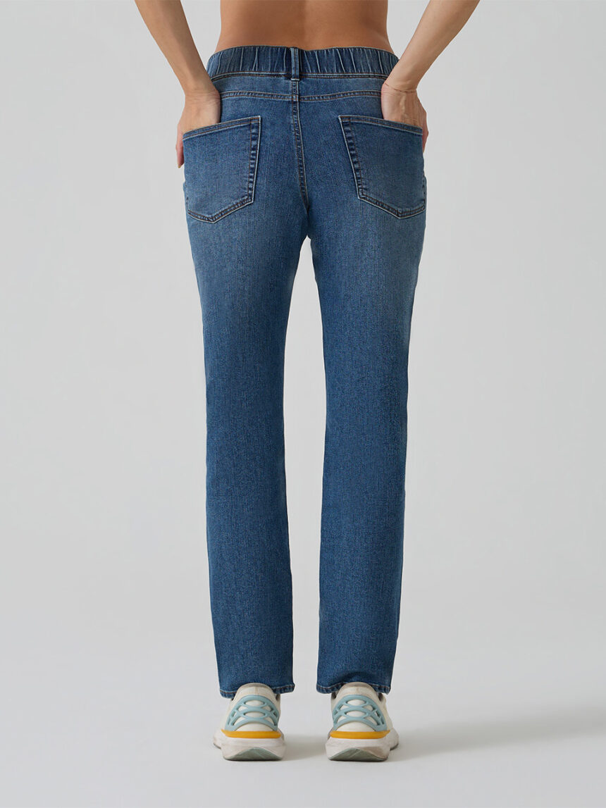 γυναικείο τζιν παντελόνι εγκυμοσύνης μπλε - Prénatal