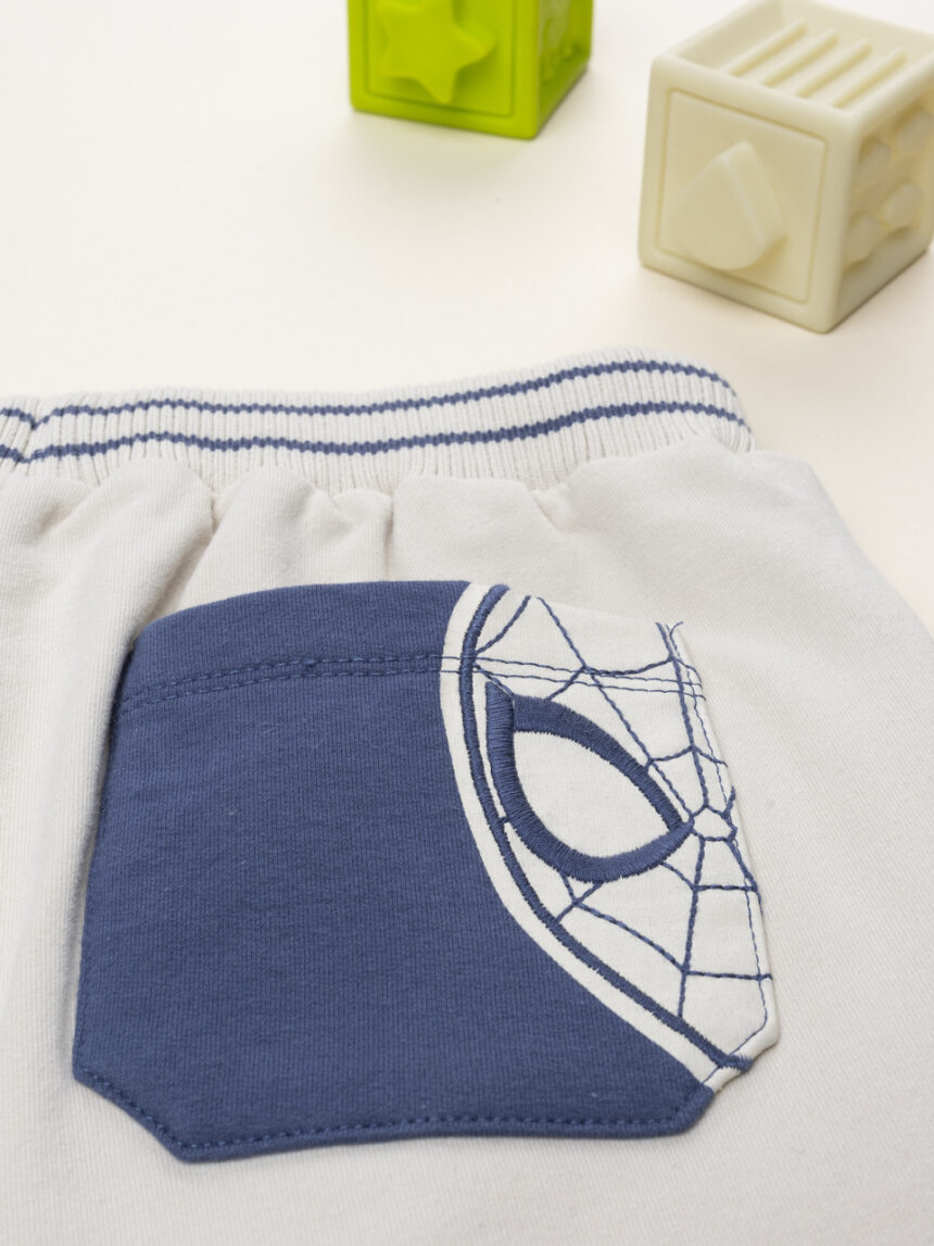 παιδικό παντελόνι φόρμας μπεζ spiderman για αγόρι - Prénatal