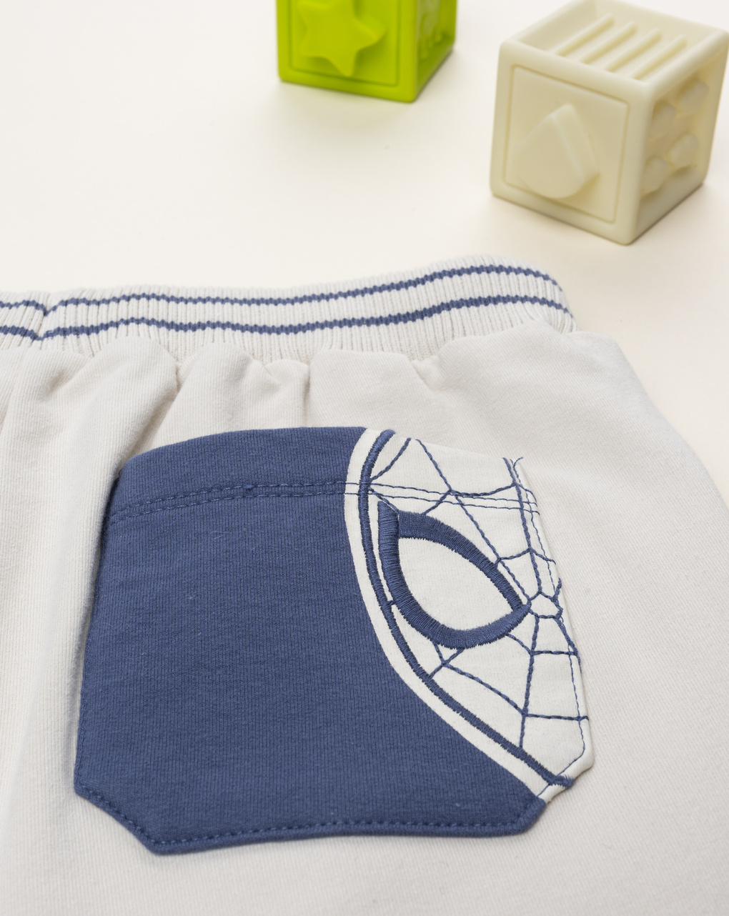 παιδικό παντελόνι φόρμας μπεζ spiderman για αγόρι - Prénatal