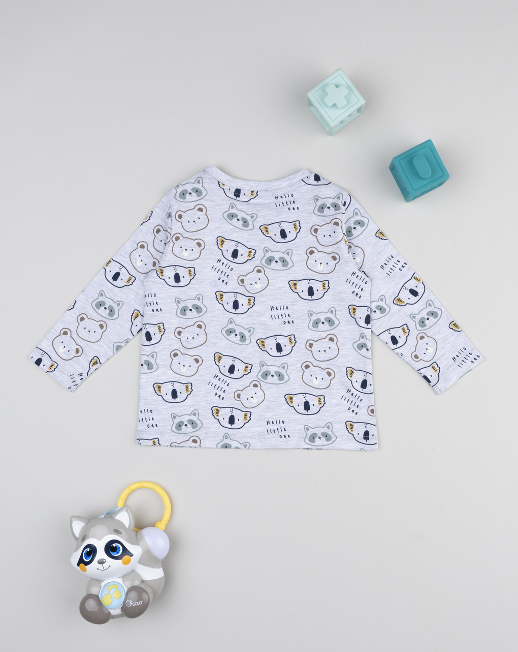 βρεφική μπλούζα γκρι little one για αγόρι - Prénatal