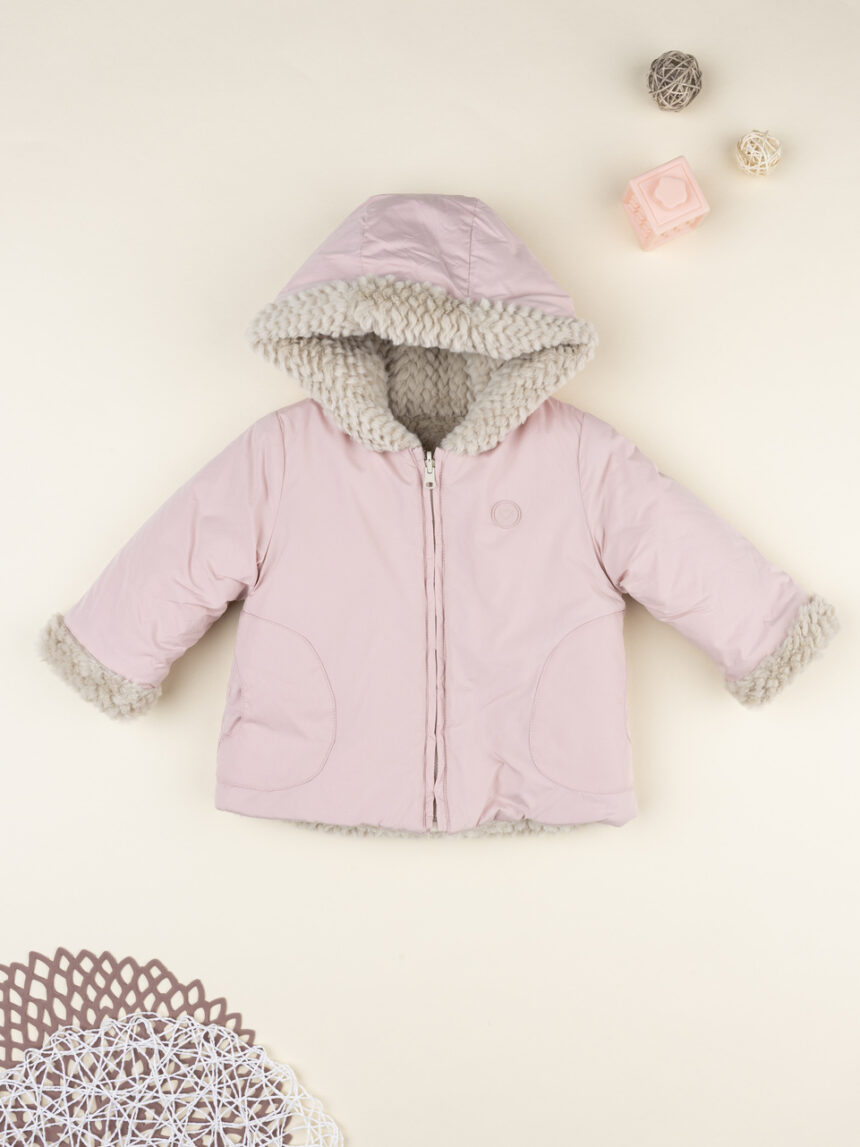 βρεφικό μπουφάν ροζ για κορίτσι - Prénatal