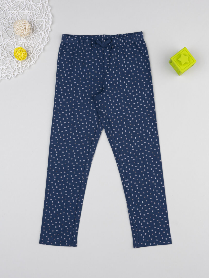 παιδικό κολάν μπλε φλοράλ για κορίτσι - Prénatal