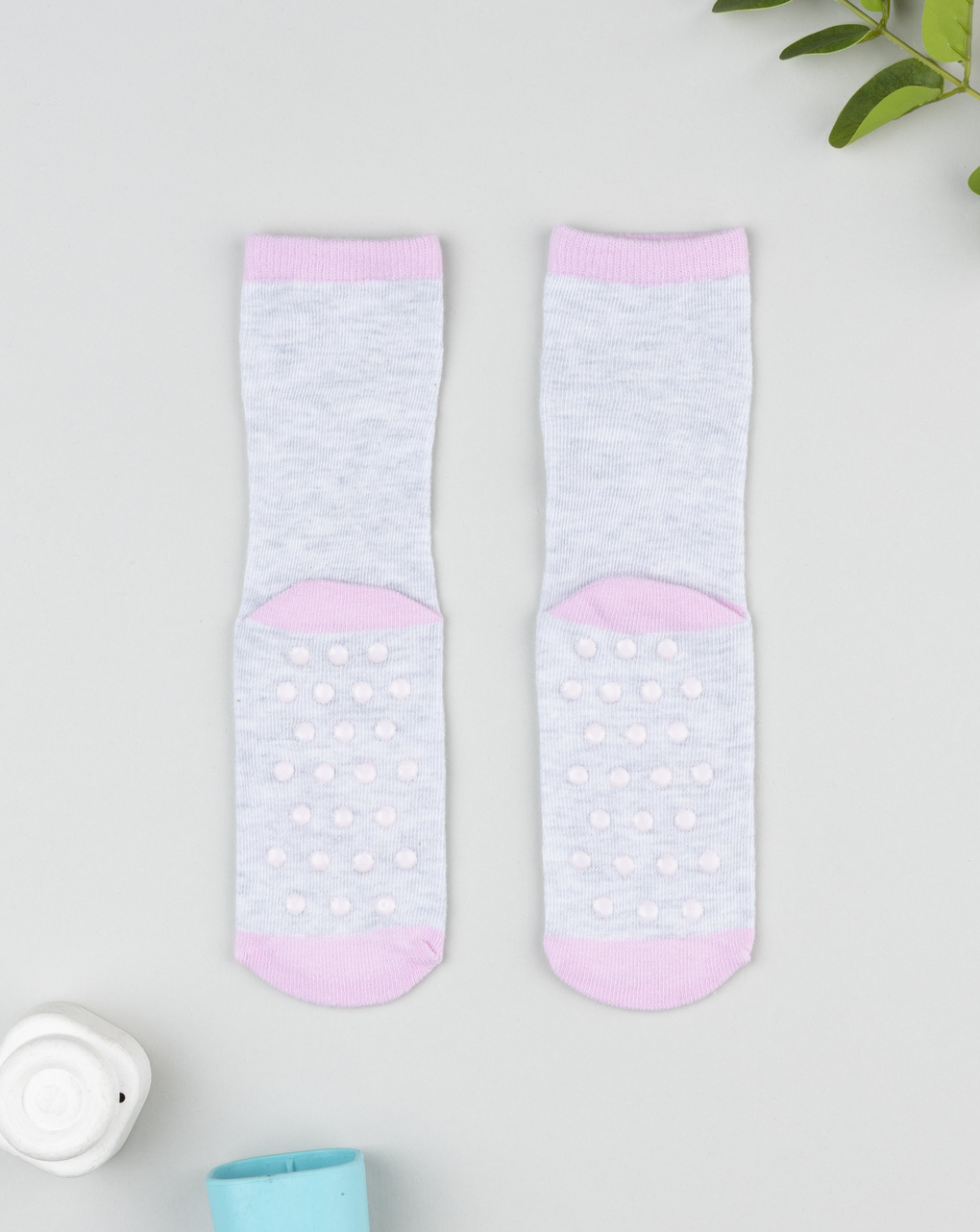 παιδικές αντιολισθητικές κάλτσες με μαργαρίτα για κορίτσι - Prénatal