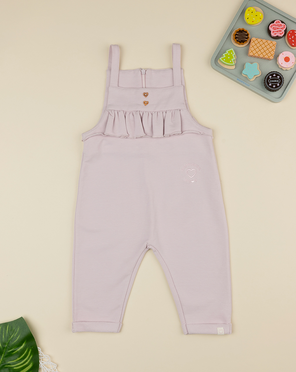 βρεφική σαλοπέτα ροζ happiness mood για κορίτσι - Prénatal